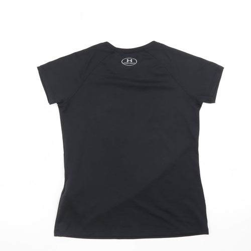 Under Armour Women's Black HeatGear Loose Fit T-Shirt M