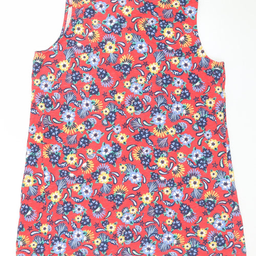 Country Rose Women's Red Floral Sleeveless Shift Dress XL