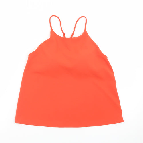 Uniqlo Womens Orange Camisole Tank Top M Lightweight Stretch