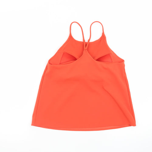 Uniqlo Womens Orange Camisole Tank Top M Lightweight Stretch