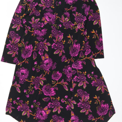 Marks and Spencer Women’s Multicoloured Wrap Dress Size 18