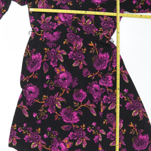Marks and Spencer Women’s Multicoloured Wrap Dress Size 18