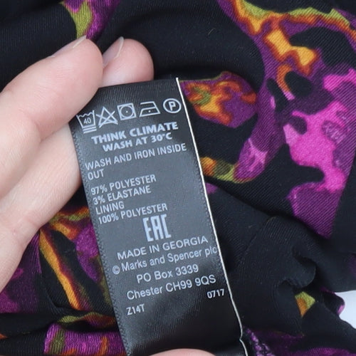 Marks and Spencer Women’s Multicoloured Wrap Dress Size 18