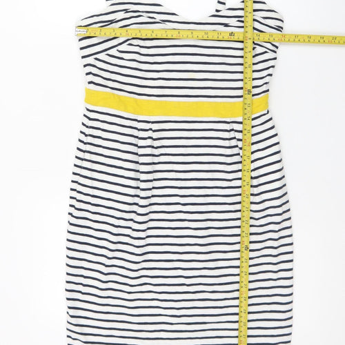 Boden Women's Multicoloured Striped Tank Dress Size 10
