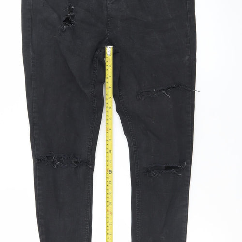 Hera Women's Black Distressed Skinny Jeans Size 32R