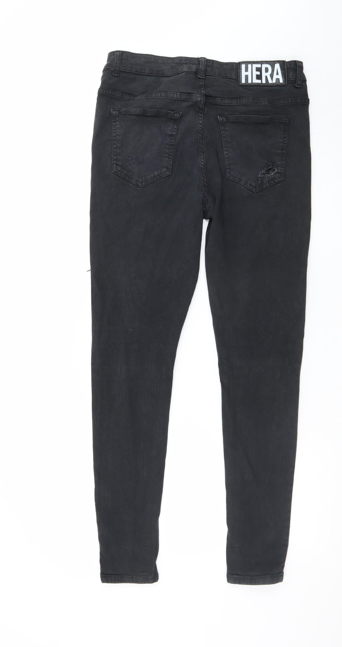 Hera Women's Black Distressed Skinny Jeans Size 32R