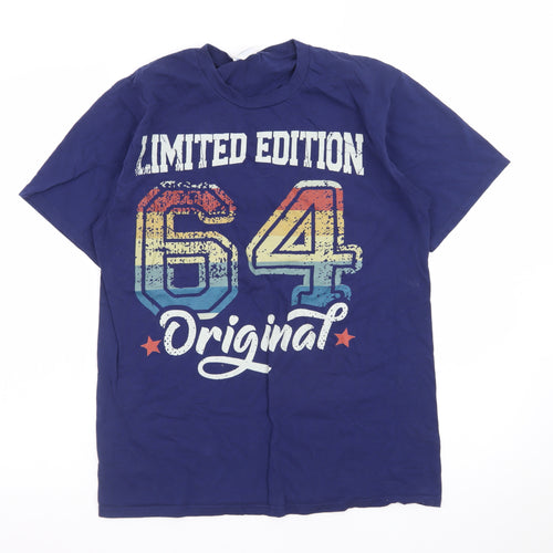 Fan Favorite Men's Blue 'Limited Edition 64 Original' Graphic T-Shirt M