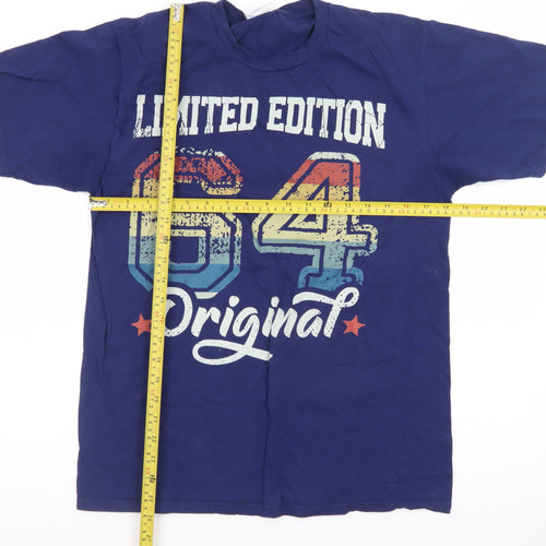Fan Favorite Men's Blue 'Limited Edition 64 Original' Graphic T-Shirt M