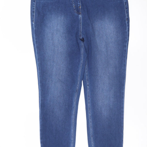 Next Women's Blue Size 16 Stretch Denim Jegging Jeans