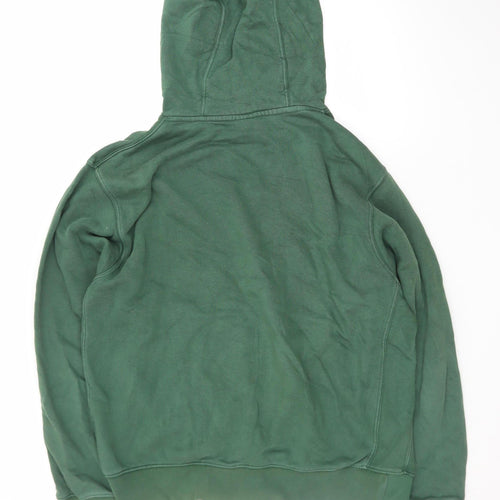 Nike Men's Green Pullover Hoodie Medium Logo Sportswear