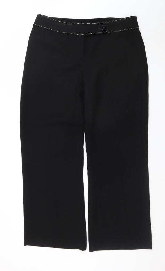 Debenhams Women’s Black Size 16 Dress Pants Straight Leg