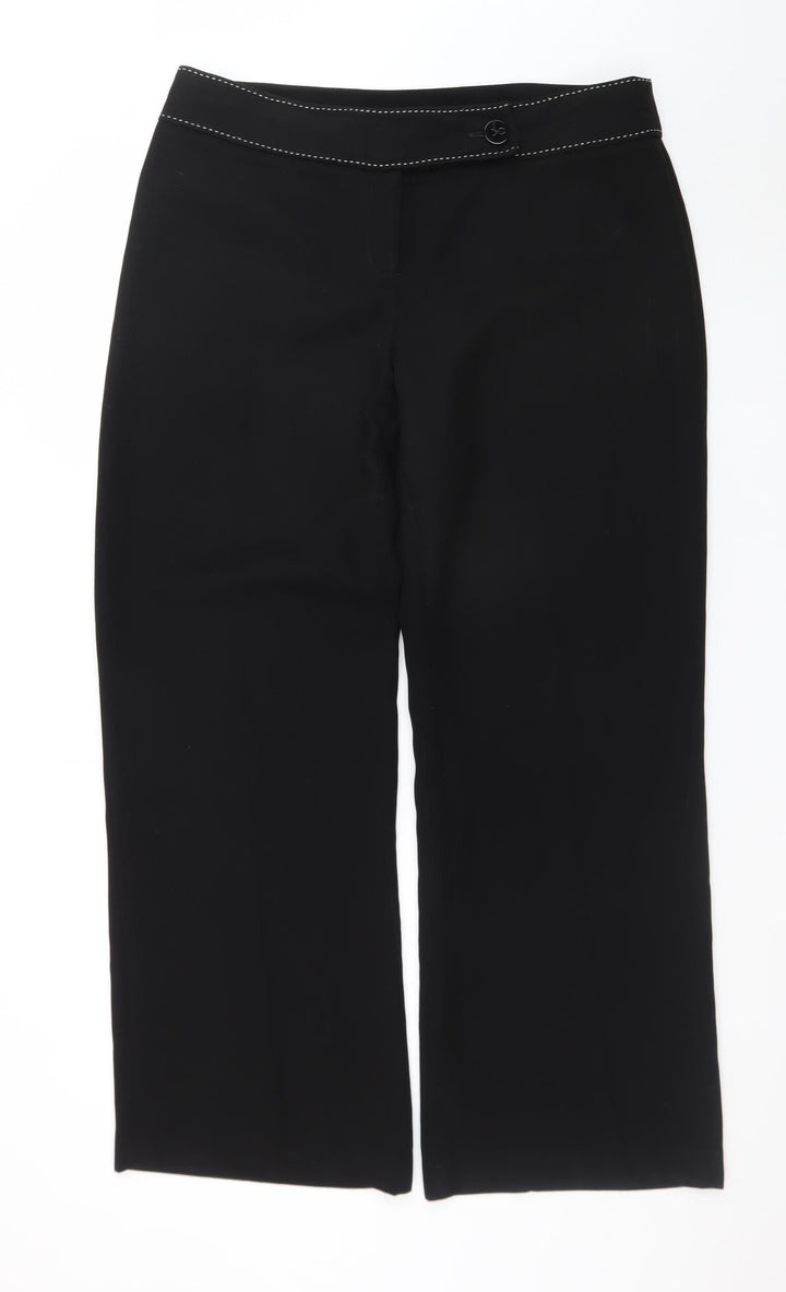 Debenhams Women’s Black Size 16 Dress Pants Straight Leg