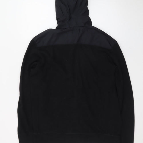 Polo Ralph Lauren Men's Black L Hooded Full Zip Estate Rib Jacket