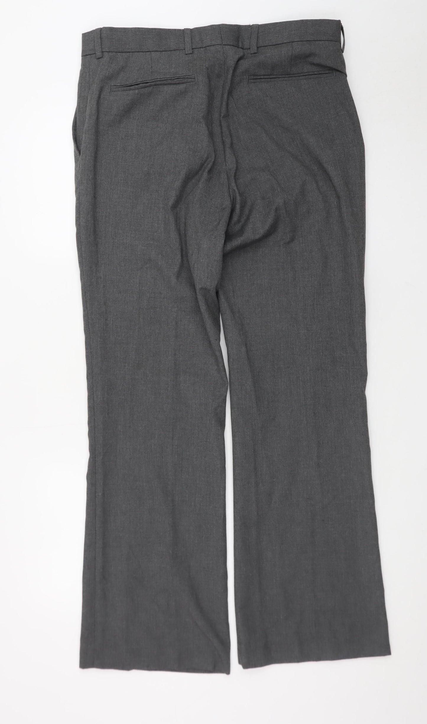 Topman Men's Grey Slim Fit Dress Pants 34R Formal Trousers