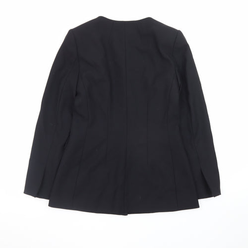 Marks and Spencer Women’s Black Size 10 Tailored One-Button Blazer