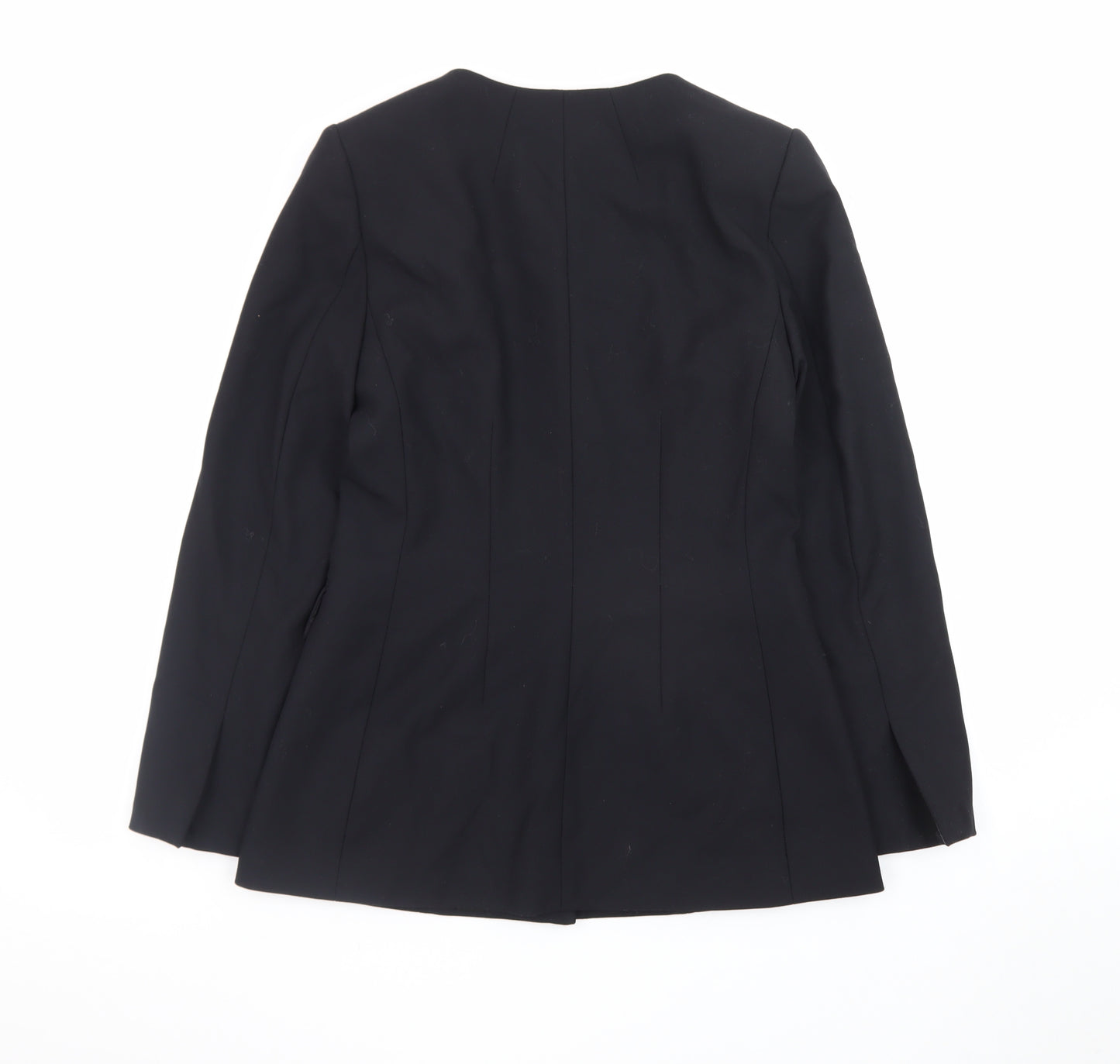Marks and Spencer Women’s Black Size 10 Tailored One-Button Blazer