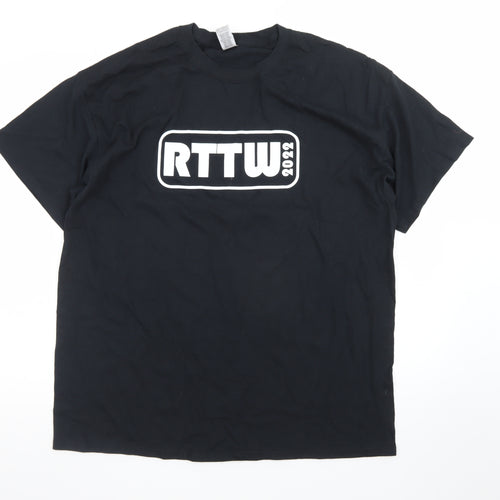 Gildan Men's Black RTTW 2022 Heavy Cotton T-Shirt XL