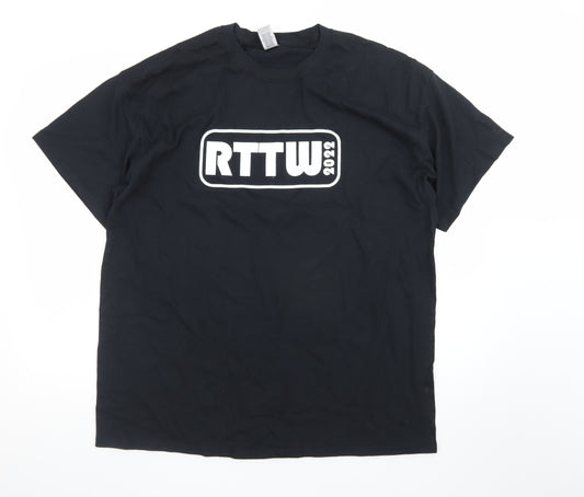 Gildan Men's Black RTTW 2022 Heavy Cotton T-Shirt XL
