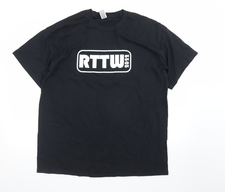 Gildan Men's Black RTTW 2022 Heavy Cotton T-Shirt XL