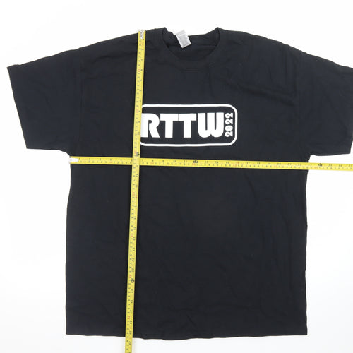 Gildan Men's Black RTTW 2022 Heavy Cotton T-Shirt XL