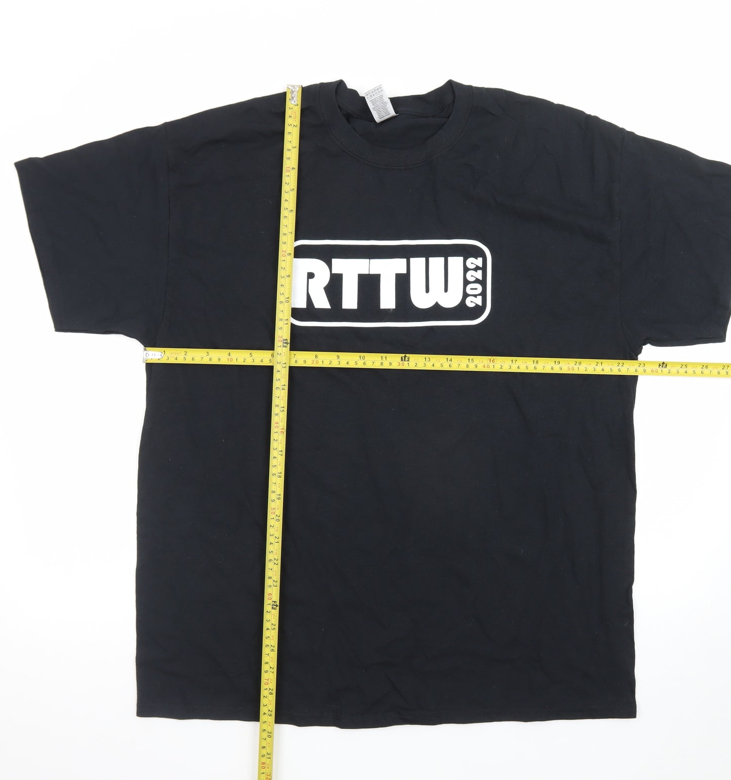 Gildan Men's Black RTTW 2022 Heavy Cotton T-Shirt XL