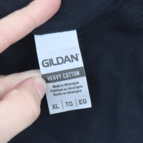 Gildan Men's Black RTTW 2022 Heavy Cotton T-Shirt XL