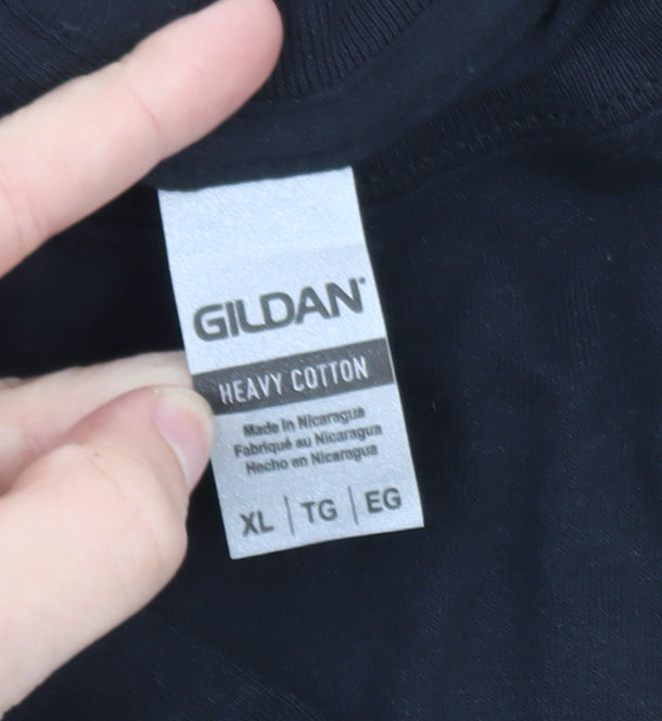 Gildan Men's Black RTTW 2022 Heavy Cotton T-Shirt XL