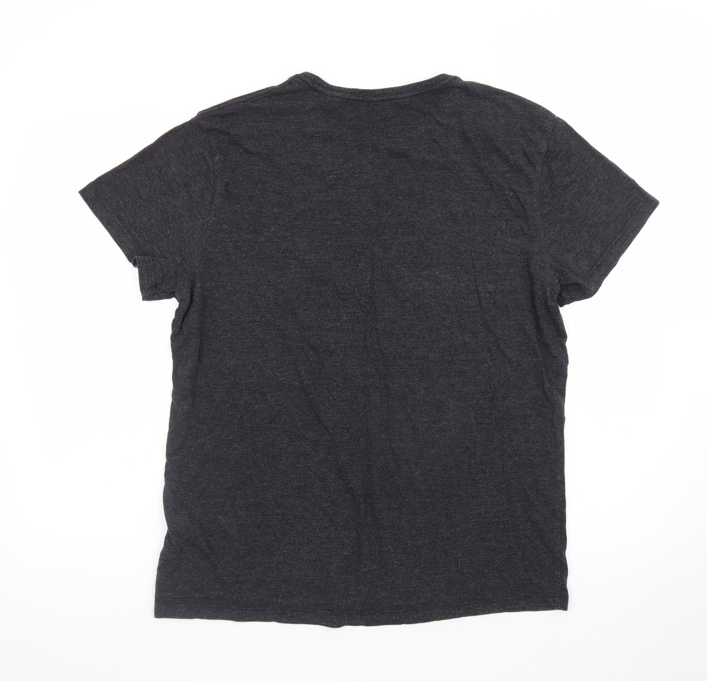 Timberland Men’s Black Adventure Graphic Crew Neck T-Shirt Size M