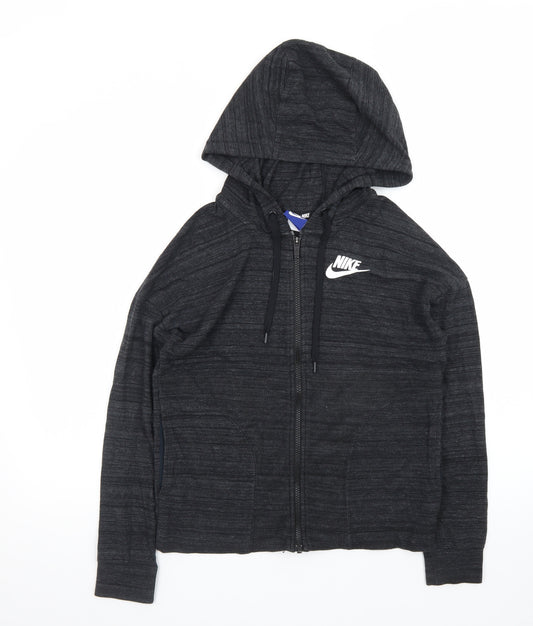 Nike Men's Black Full Zip Hoodie Small Regular Fit