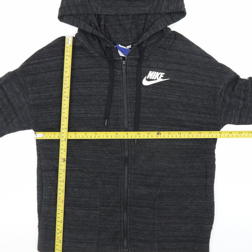 Nike Men's Black Full Zip Hoodie Small Regular Fit