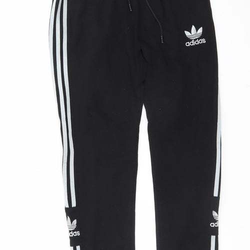 Adidas Men’s Black 2XL Joggers Tapered Striped Comfort Fit