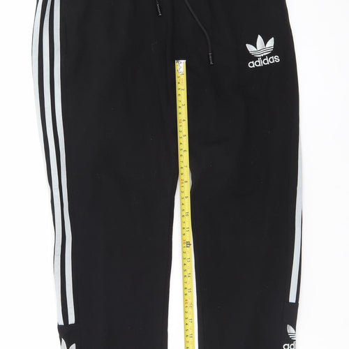 Adidas Men’s Black 2XL Joggers Tapered Striped Comfort Fit