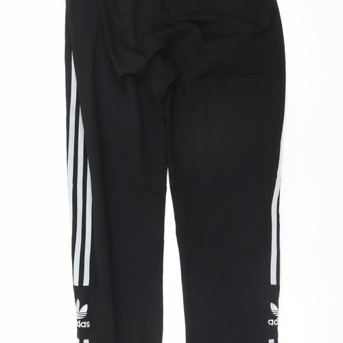 Adidas Men’s Black 2XL Joggers Tapered Striped Comfort Fit