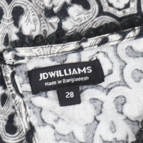 JD Williams Women's Multicoloured Cotton Sleeveless Shift Dress Size 28
