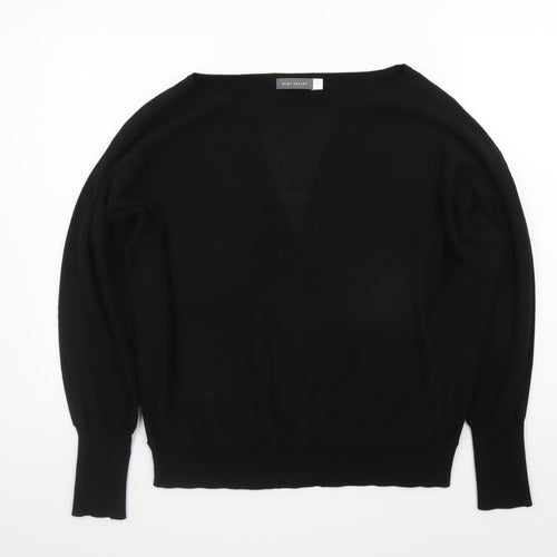 Mint Velvet Women's Black Boat Neck Knit Jumper Size M