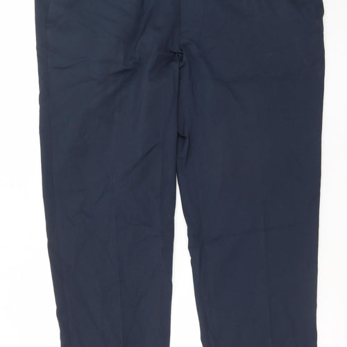Marks and Spencer Men's Blue 42in Regular Fit Dress Pants
