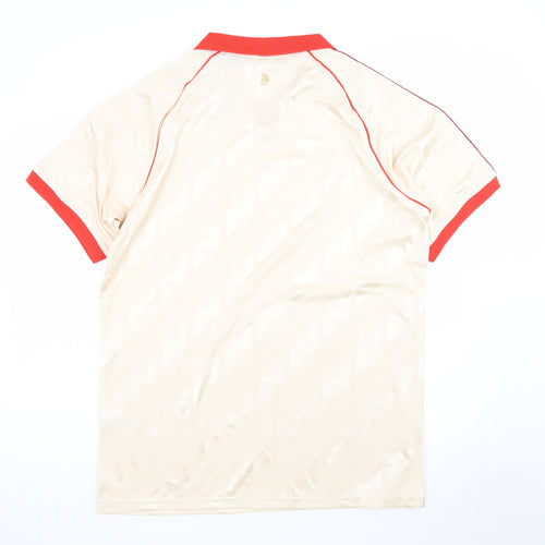 Adidas Men’s Beige Bayern Munich 2XL Football Polo Shirt