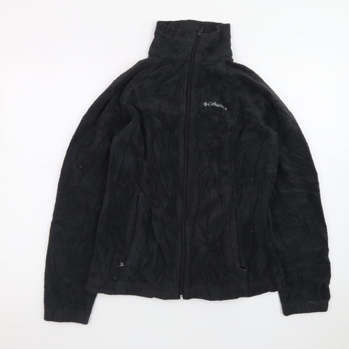 Columbia Men's Black Fleece Full Zip Outdoor Jacket Size S