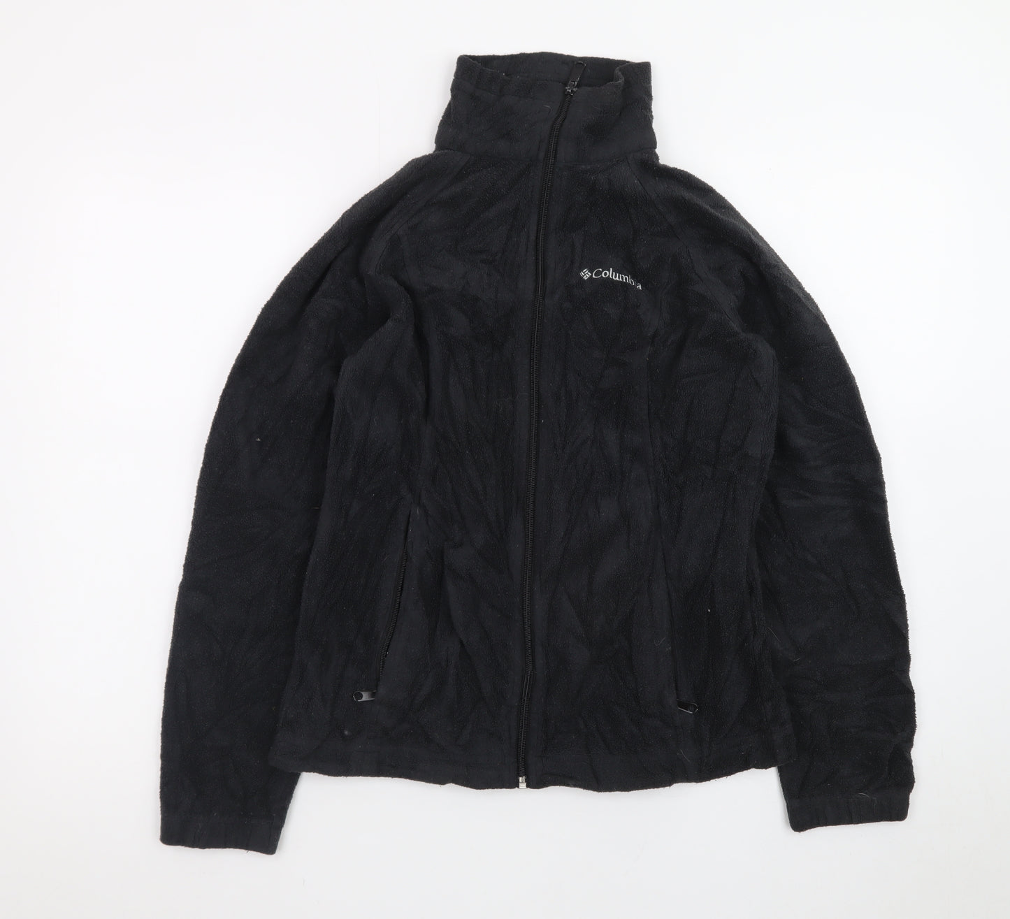 Columbia Men's Black Fleece Full Zip Outdoor Jacket Size S