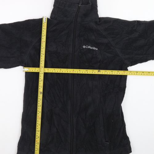 Columbia Men's Black Fleece Full Zip Outdoor Jacket Size S