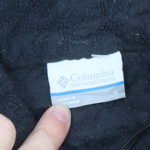 Columbia Men's Black Fleece Full Zip Outdoor Jacket Size S