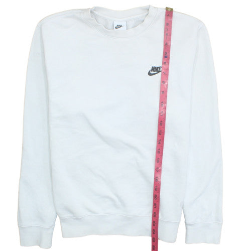 Nike Men's White Crew Neck Pullover Sweatshirt S