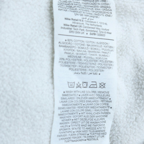 Nike Men's White Crew Neck Pullover Sweatshirt S