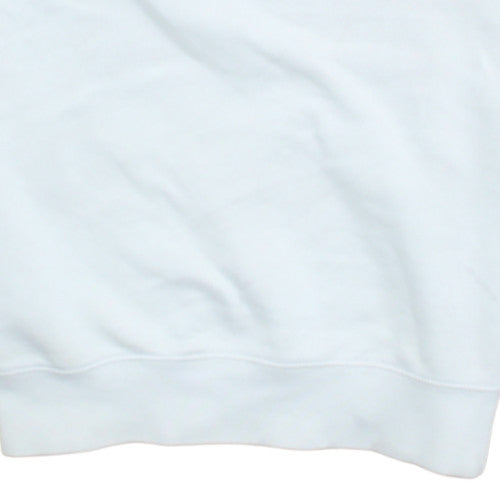 Nike Men's White Crew Neck Pullover Sweatshirt S