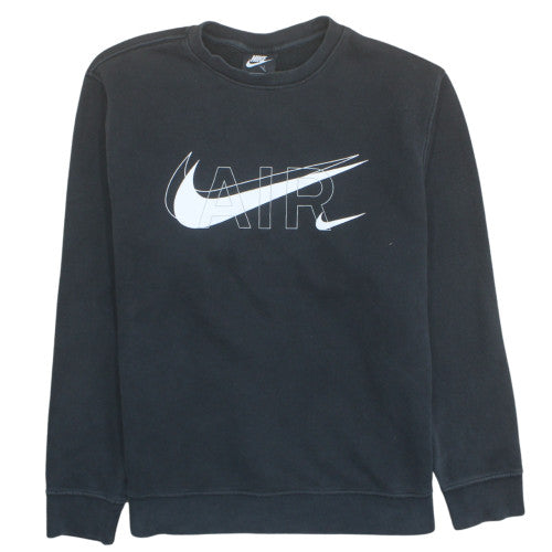 Nike Men’s Black Large Pullover Crew Neck Graphic Sweatshirt
