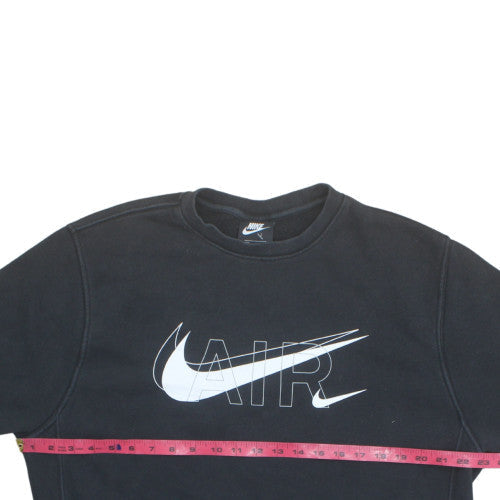 Nike Men’s Black Large Pullover Crew Neck Graphic Sweatshirt