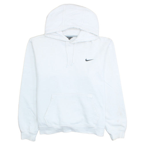 Nike Men's White XL Pullover Hoodie with Logo