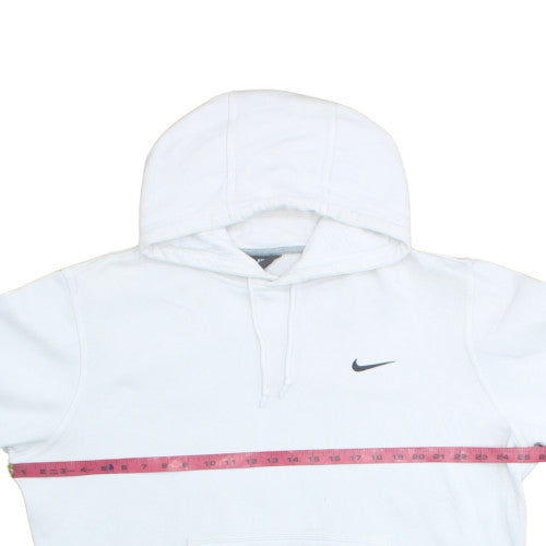 Nike Men's White XL Pullover Hoodie with Logo