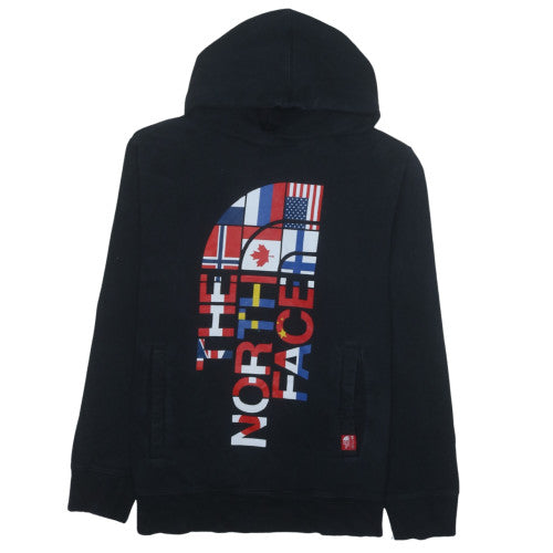 The North Face Mens Black XL Pullover Hoodie Graphic Print