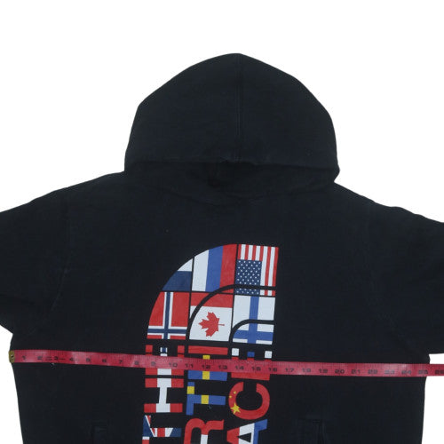 The North Face Mens Black XL Pullover Hoodie Graphic Print